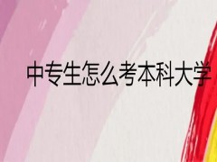 中职生怎么考本科？